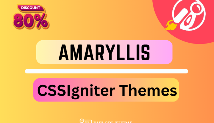 Amaryllis - WordPress Theme