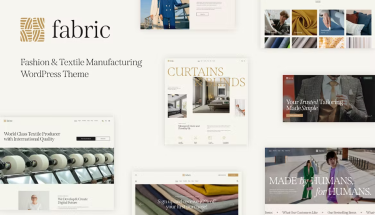 Fabric – Fashion & Textile Manufacturing Theme