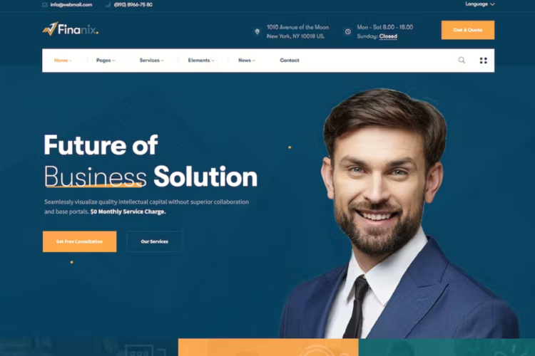 Finanix – Business WordPress Theme