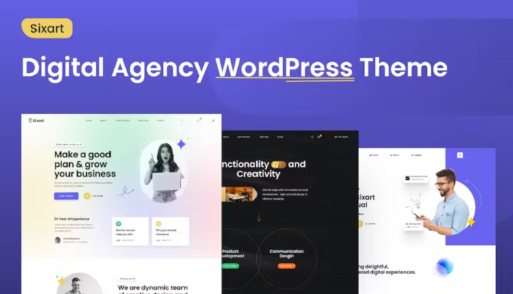 Sixart – Digital Agency WordPress Theme