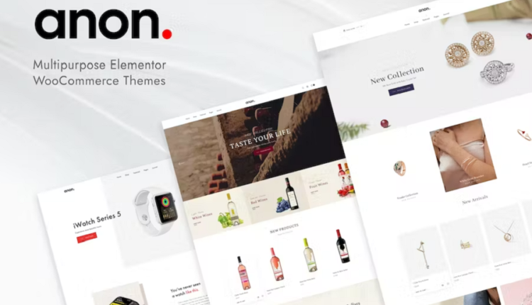 Anon – Multipurpose Elementor WooCommerce Themes