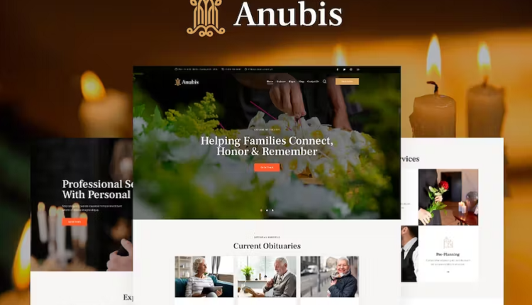 Anubis – Funeral & Burial Services WordPress Theme