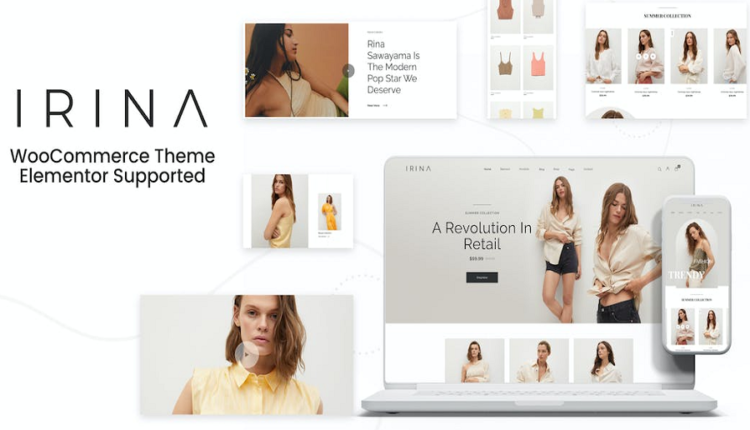 IRINA – Elementor WooCommerce Theme