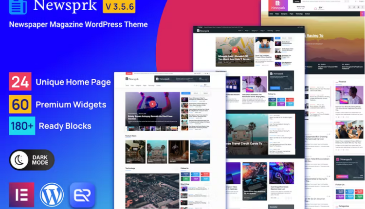 Newsprk – Newspaper WordPress Theme