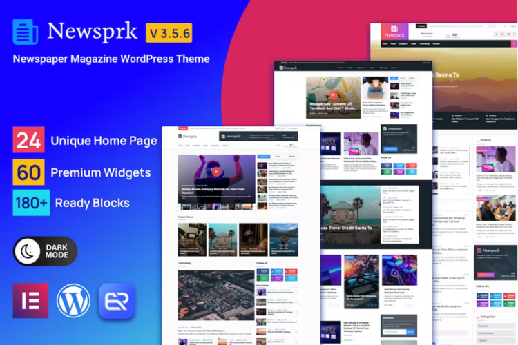 Newsprk – Newspaper WordPress Theme