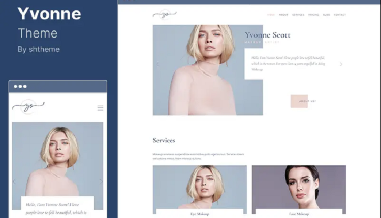 Yvonne – Makeup Artist WordPress Theme