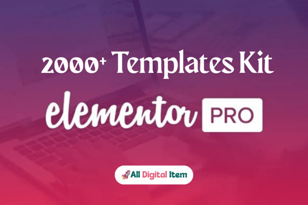 Elementor Pro 2000+ Templates Kit
