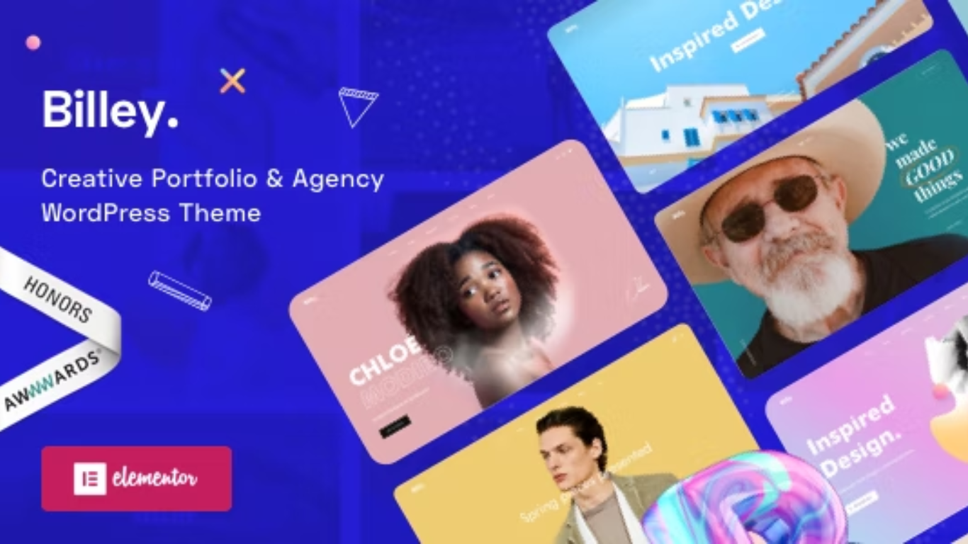 Billey – Creative Portfolio & Agency Elementor Theme