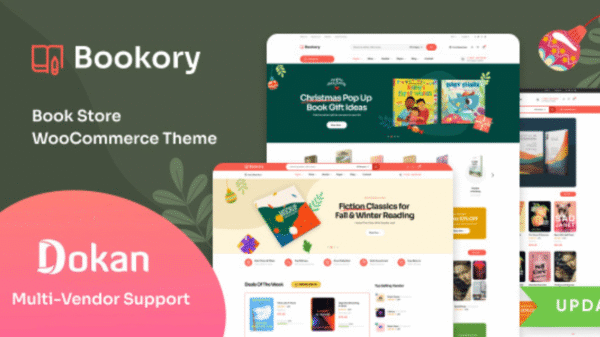 Bookory – Book Store WooCommerce Theme