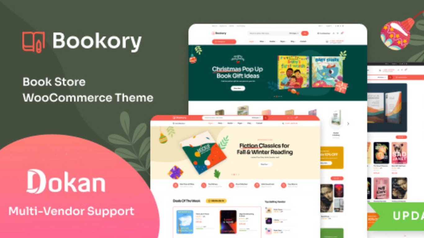 Bookory – Book Store WooCommerce Theme