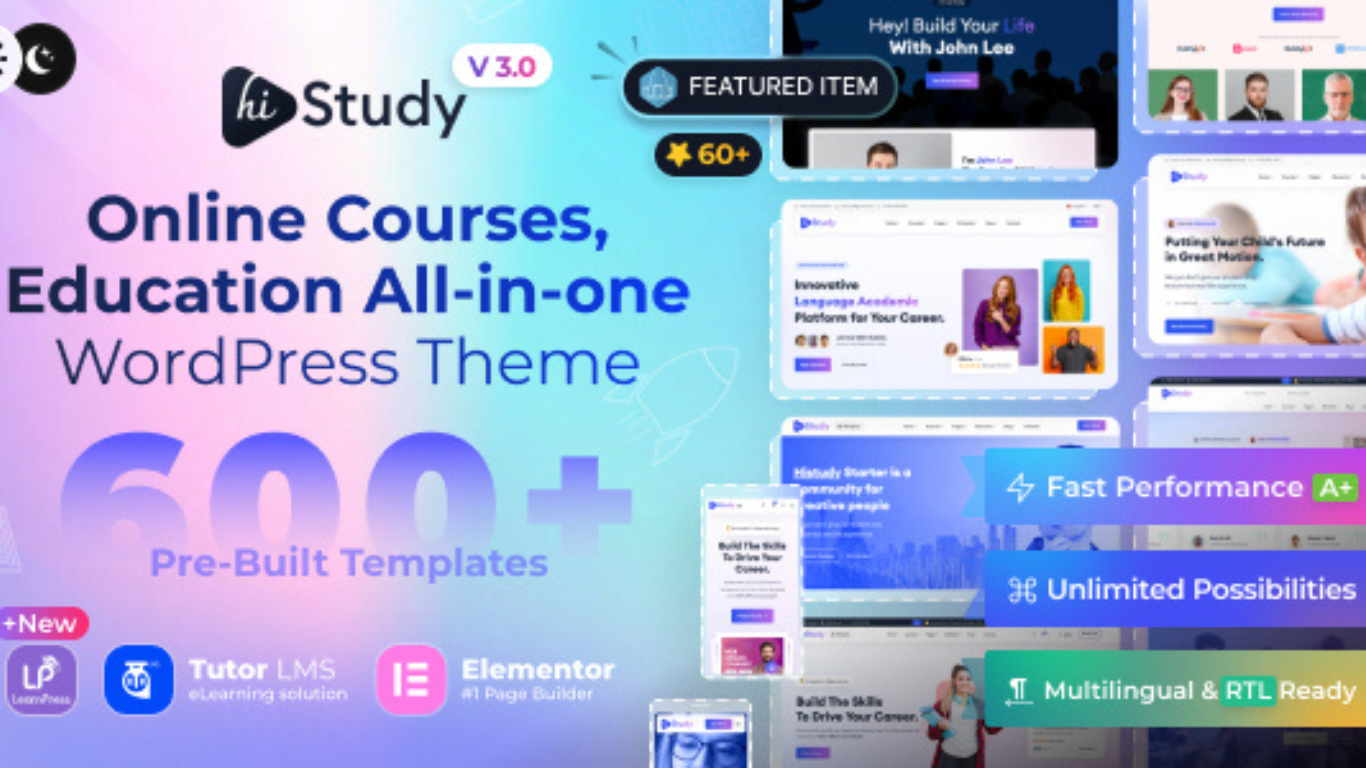 Education WordPress Theme HiStudy