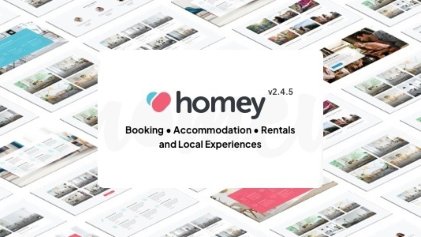 Homey – Booking and Rentals WordPress Theme