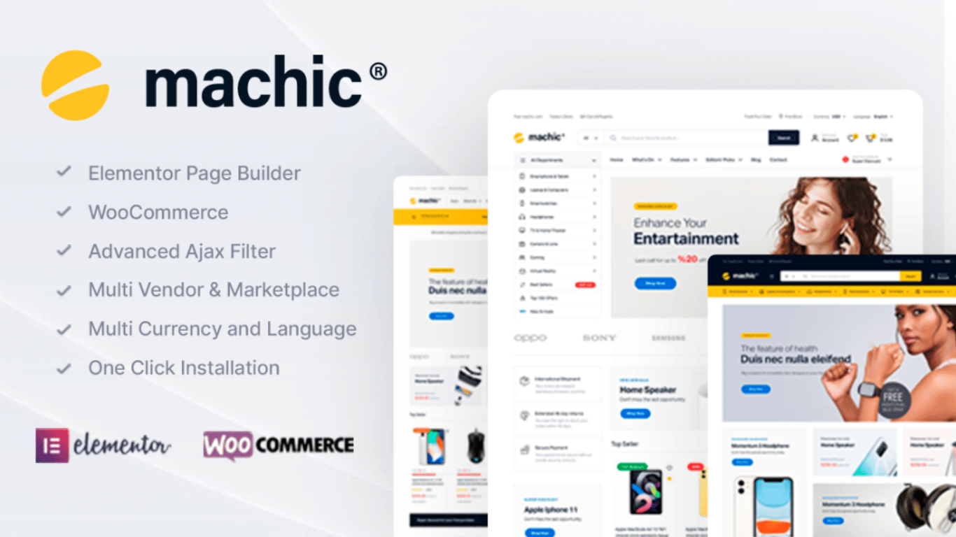 Machic – Electronics Store WooCommerce Theme