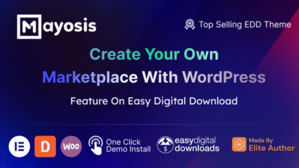Mayosis – Digital Marketplace WordPress Theme