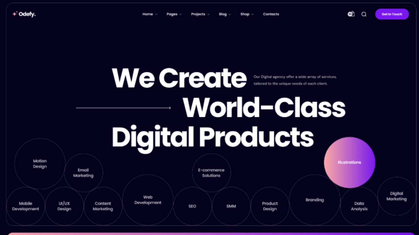 Odefy – Creative Multipurpose WordPress Theme