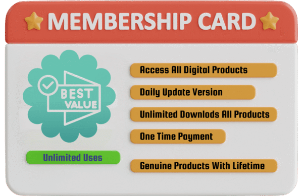 Get Membership for Access All Premium Digital Items