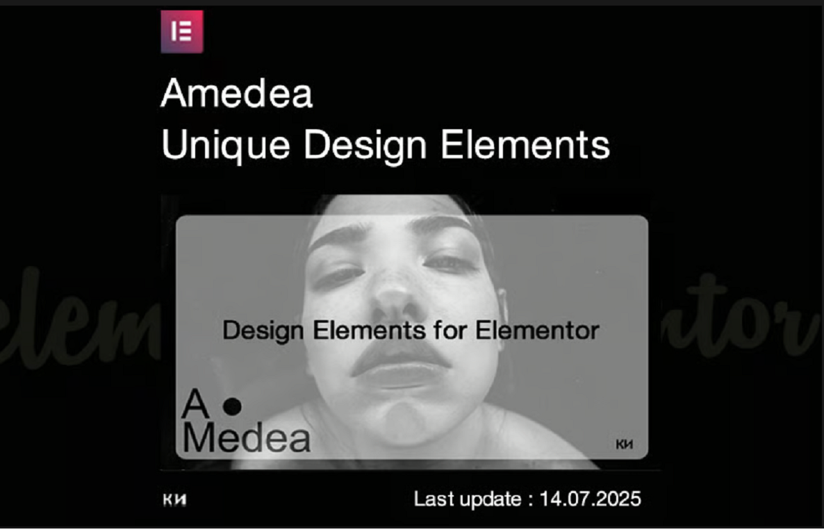 Amedea – Unique Design Elements for Elementor