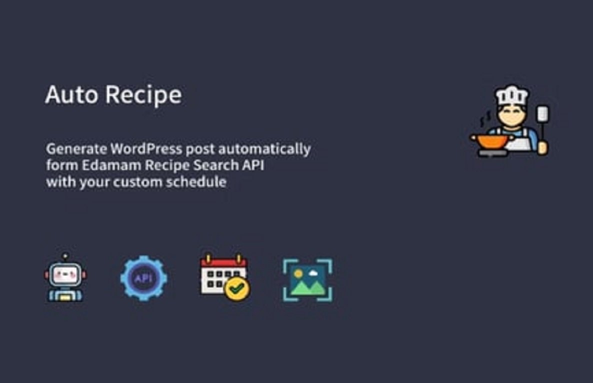 Auto Recipe – WP Automatic Recipe Posts Generator