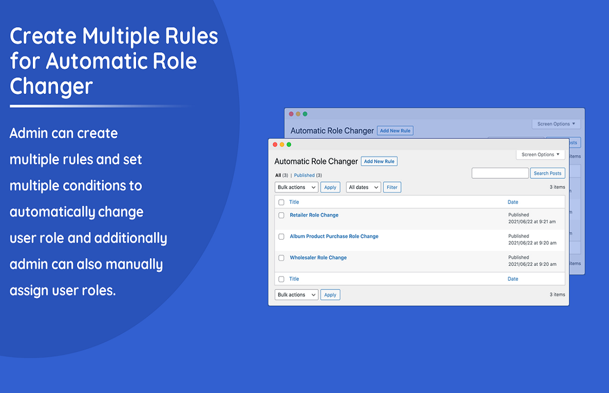 Automatic User Roles Switcher