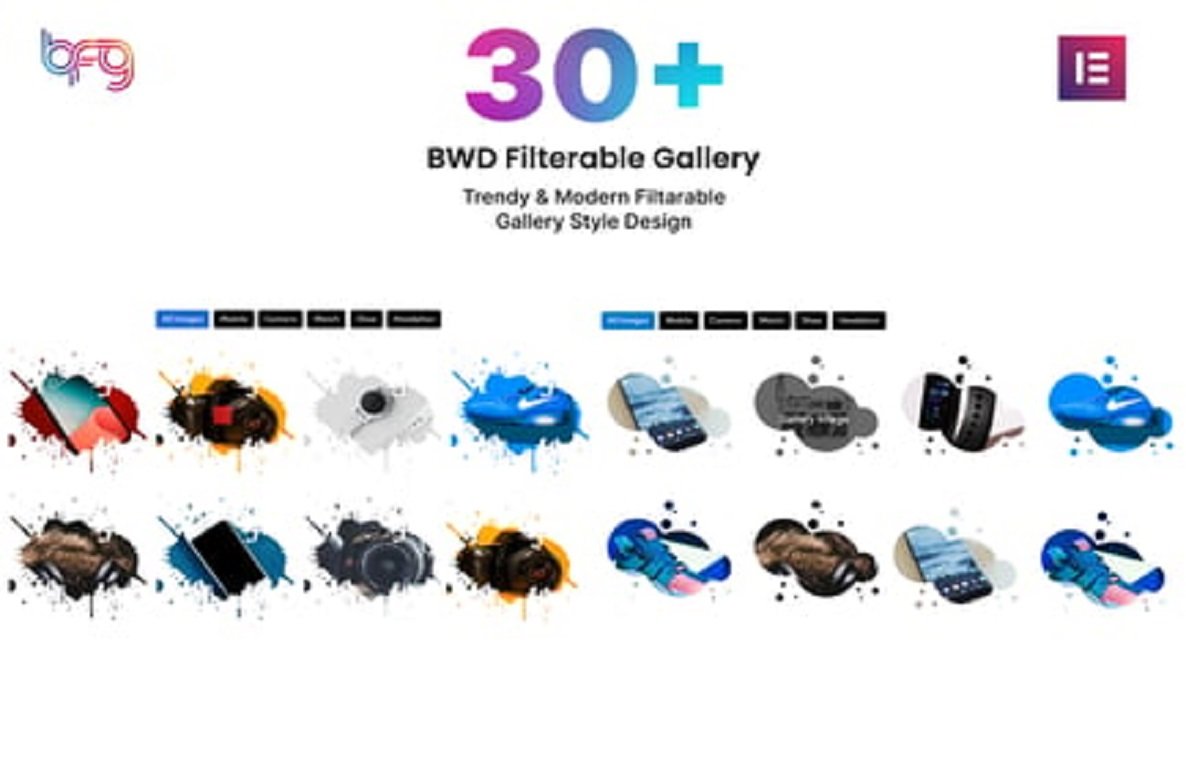 BWD Filterable Gallery Addon for Elementor