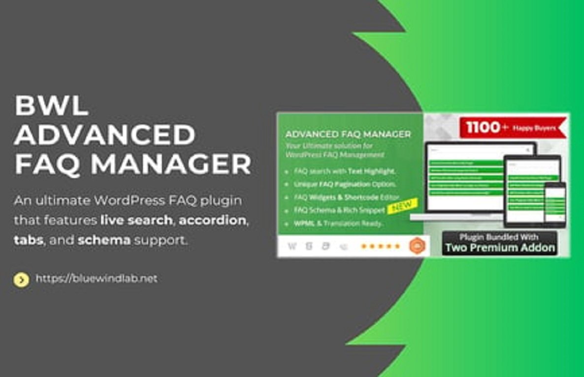 BWL Advanced FAQ Manager