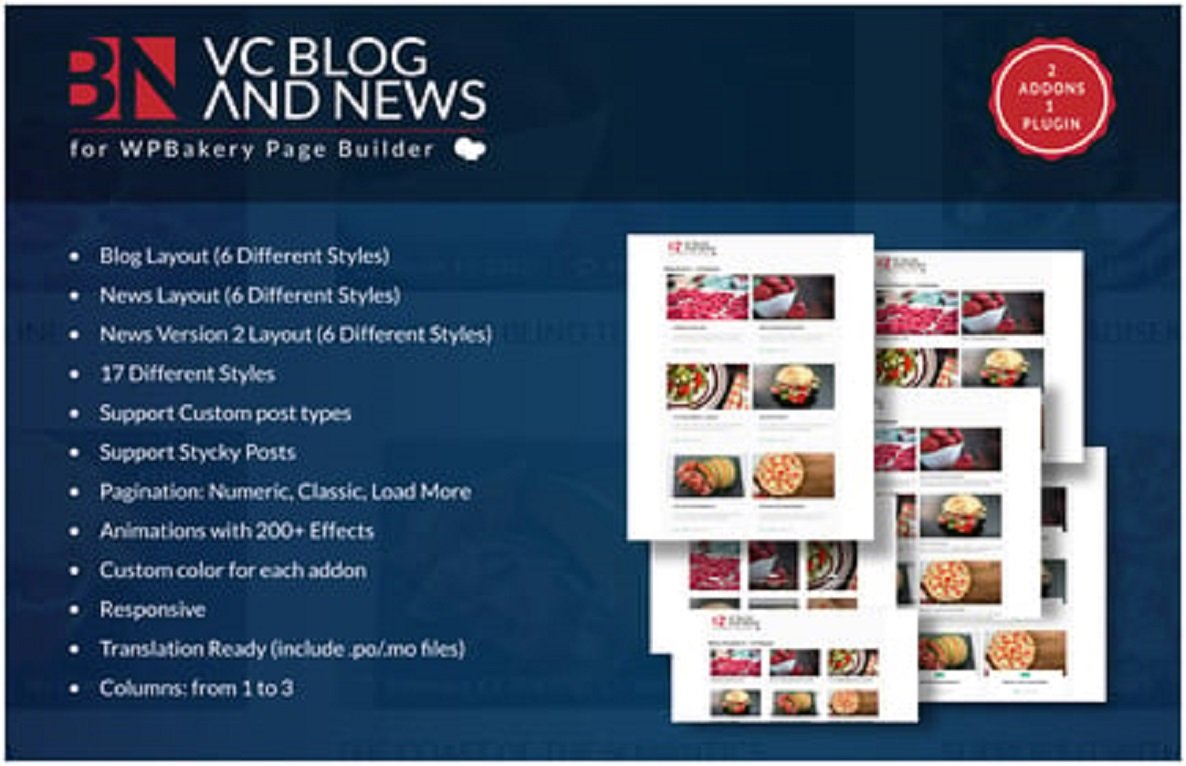 Blog and News Addons for WPBakery Page Builder WP