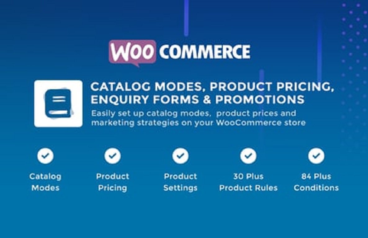 Catalog Mode, Pricing, Enquiry Forms & Promotions