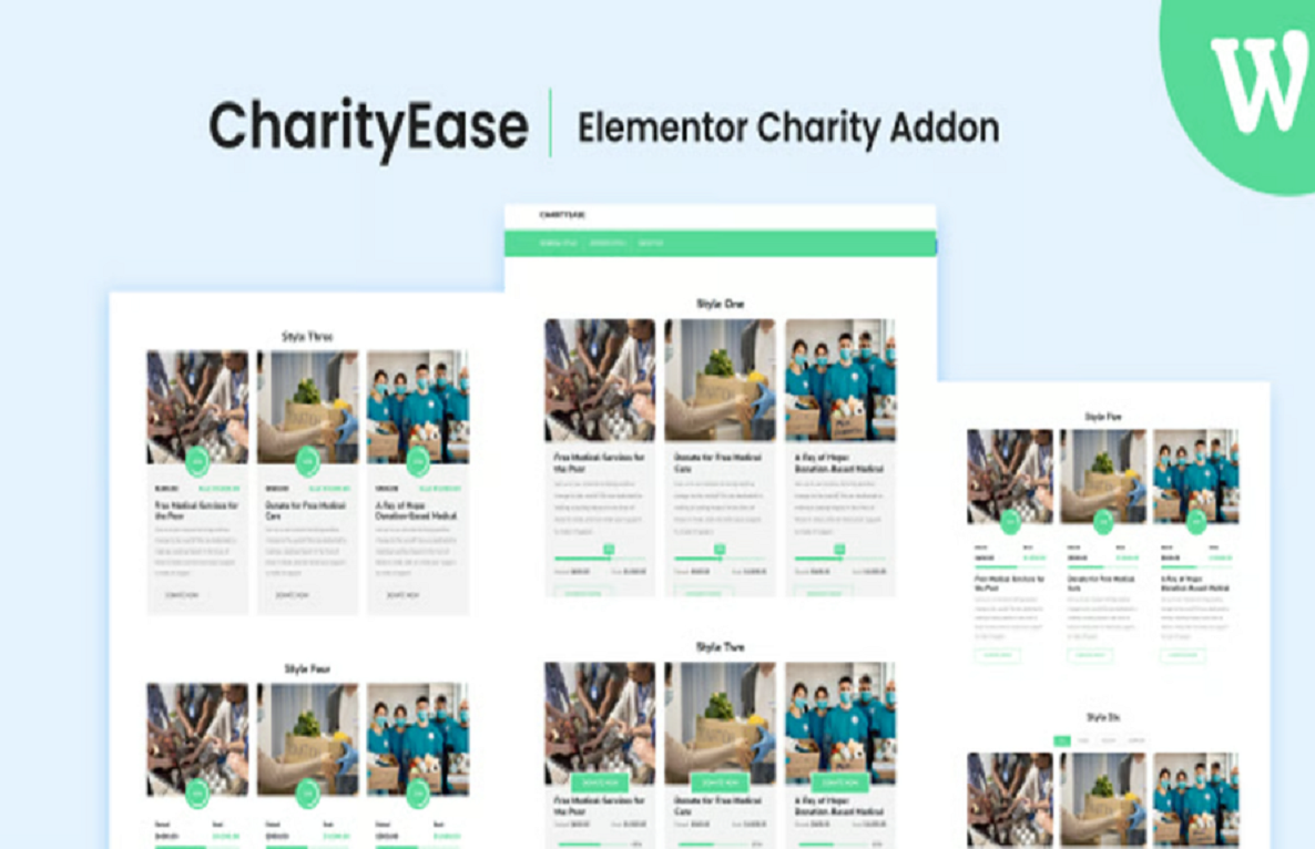 CharityEase – Elementor Charity Addon