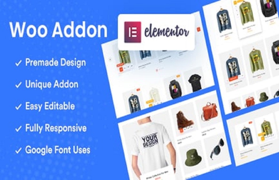 Elementor Addon For WooCommerce Product – E-commerce