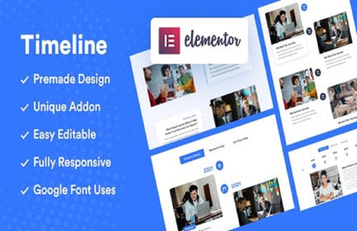 Elementor Timeline Addon – Timeline WordPress