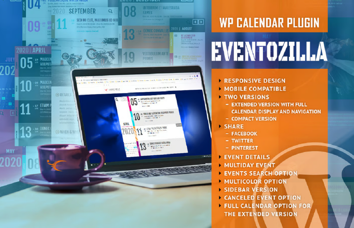 EventoZilla – Event Calendar WordPress Plugin
