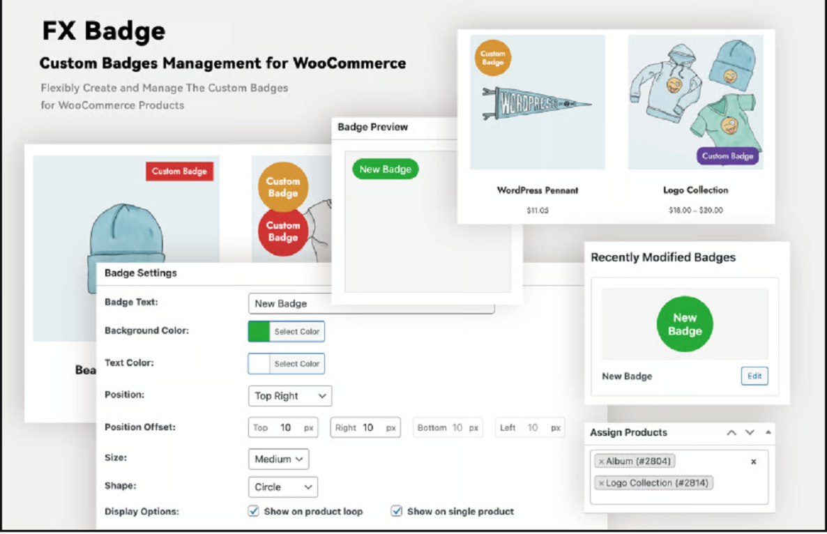 FX Badge – Custom Badges for WooCommerce