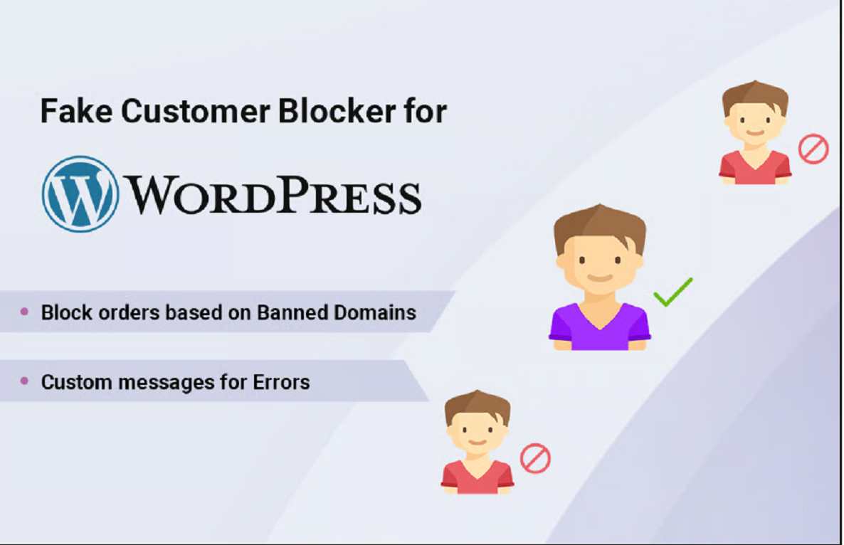Fake Customer Blocker for WordPress