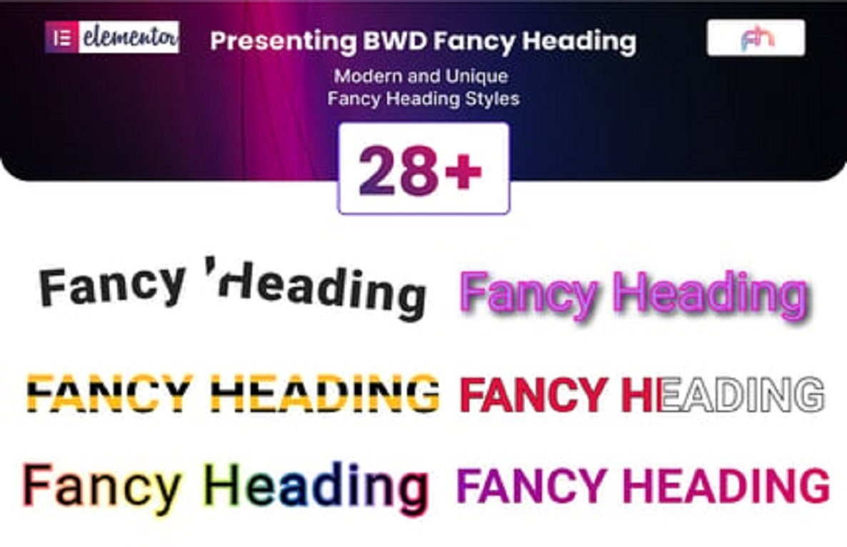 Fancy Heading Addon for Elementor
