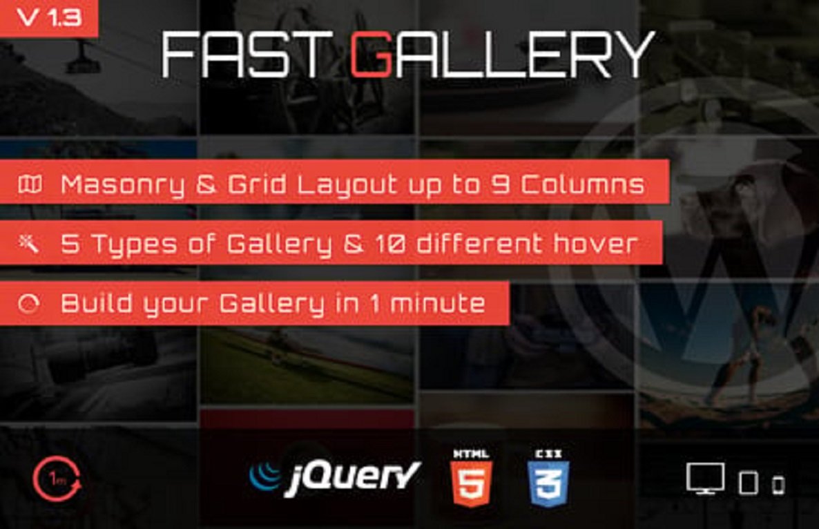 Fast Gallery – Premium WordPress Plugin