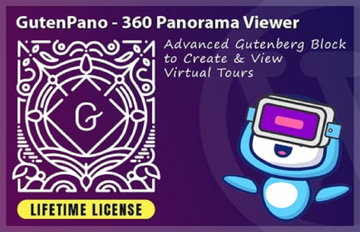 GutenPano – 360 Panorama Viewer for Gutenberg