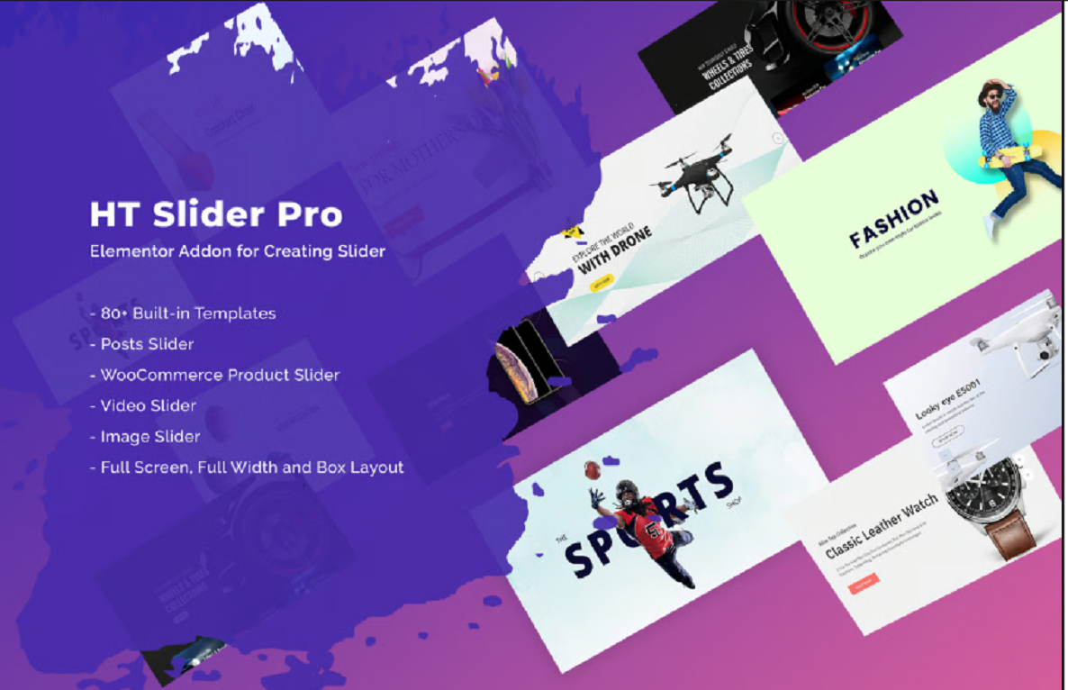 HT Slider Pro for Elementor
