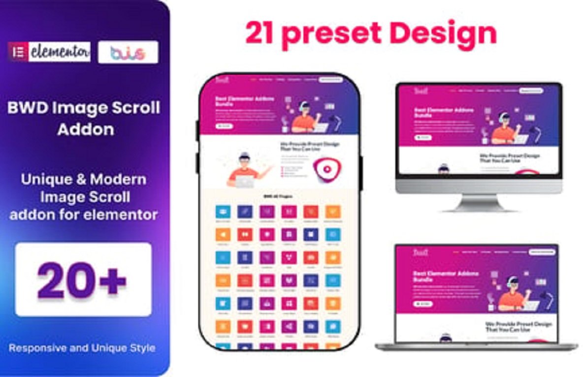 Image Scroll Elementor Addon