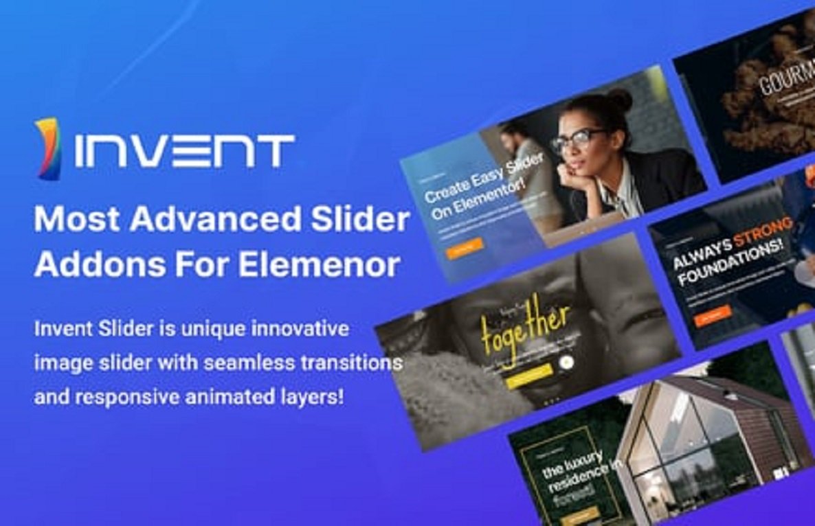 Invent Slider for Elementor