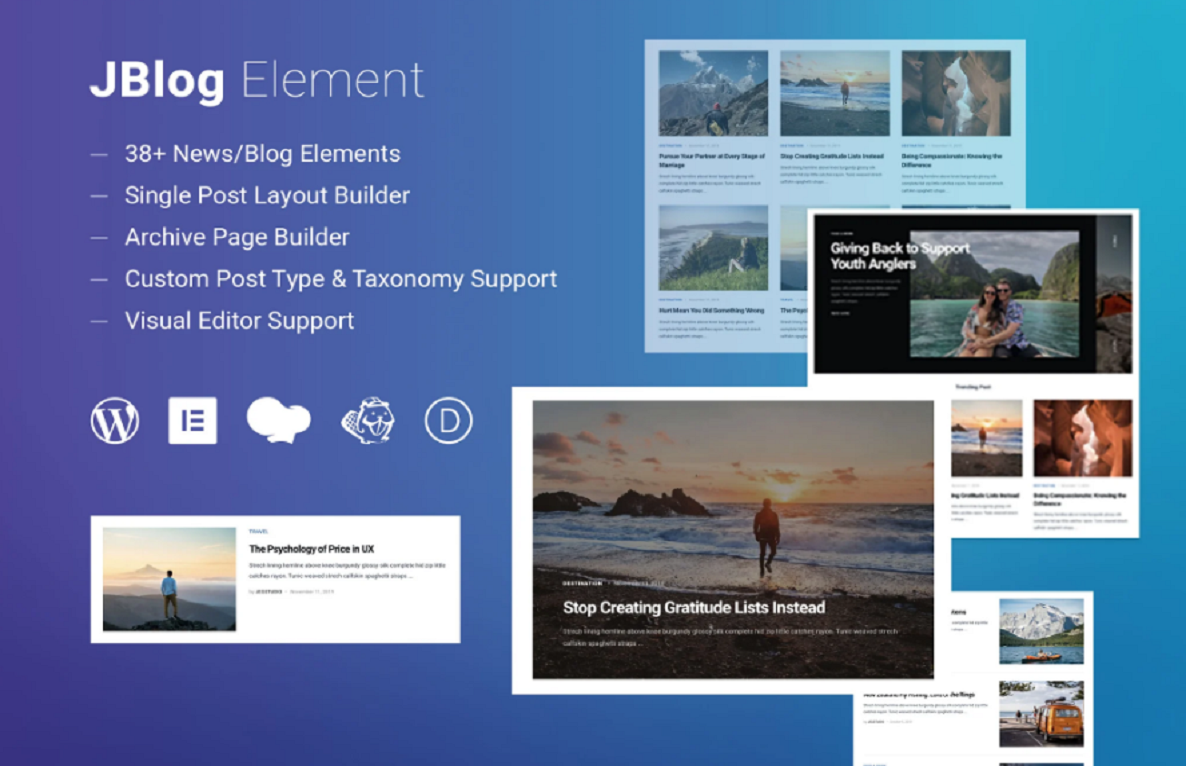 JBlog Elements – Elementor & WPBakery Add-ons