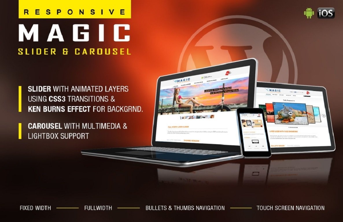 Magic Responsive Slider and Carousel – WP Plugin