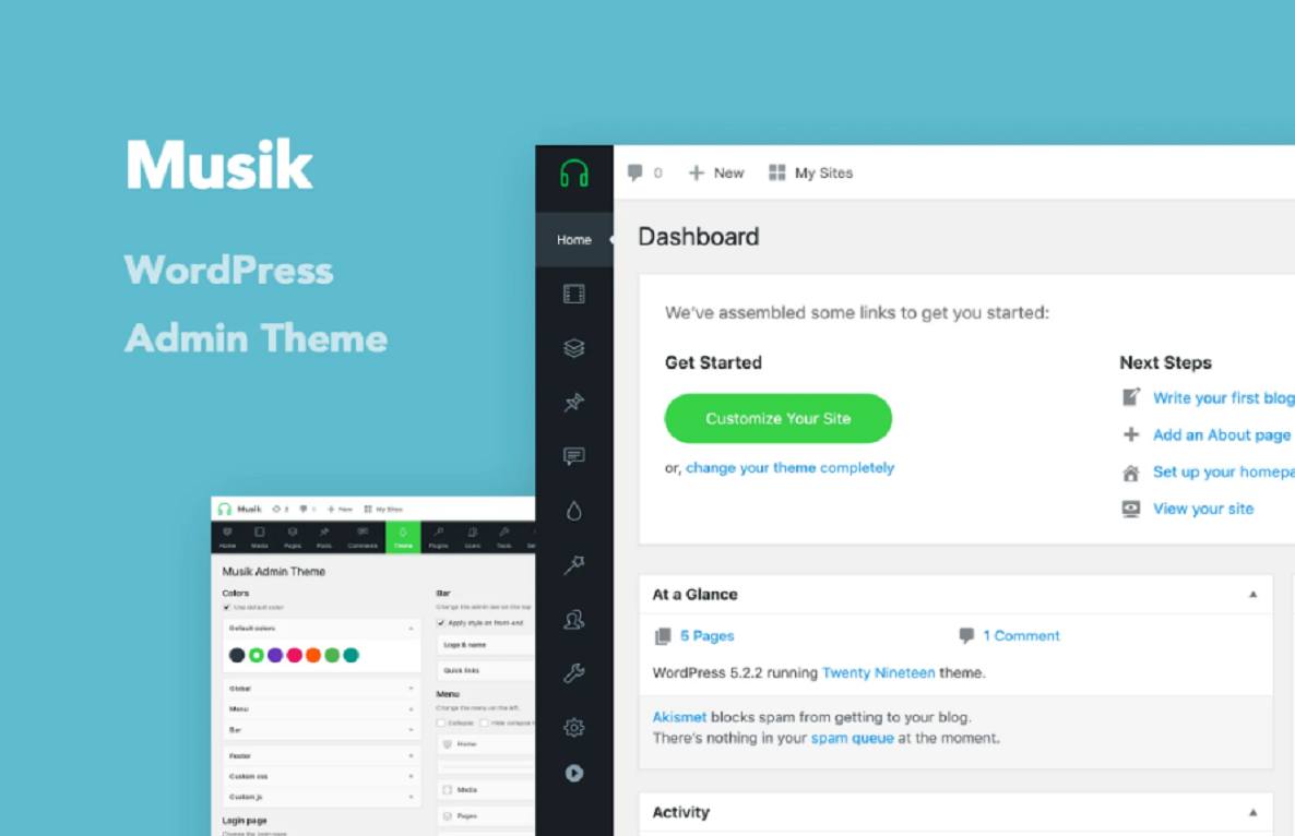 Musik – WordPress Admin Theme