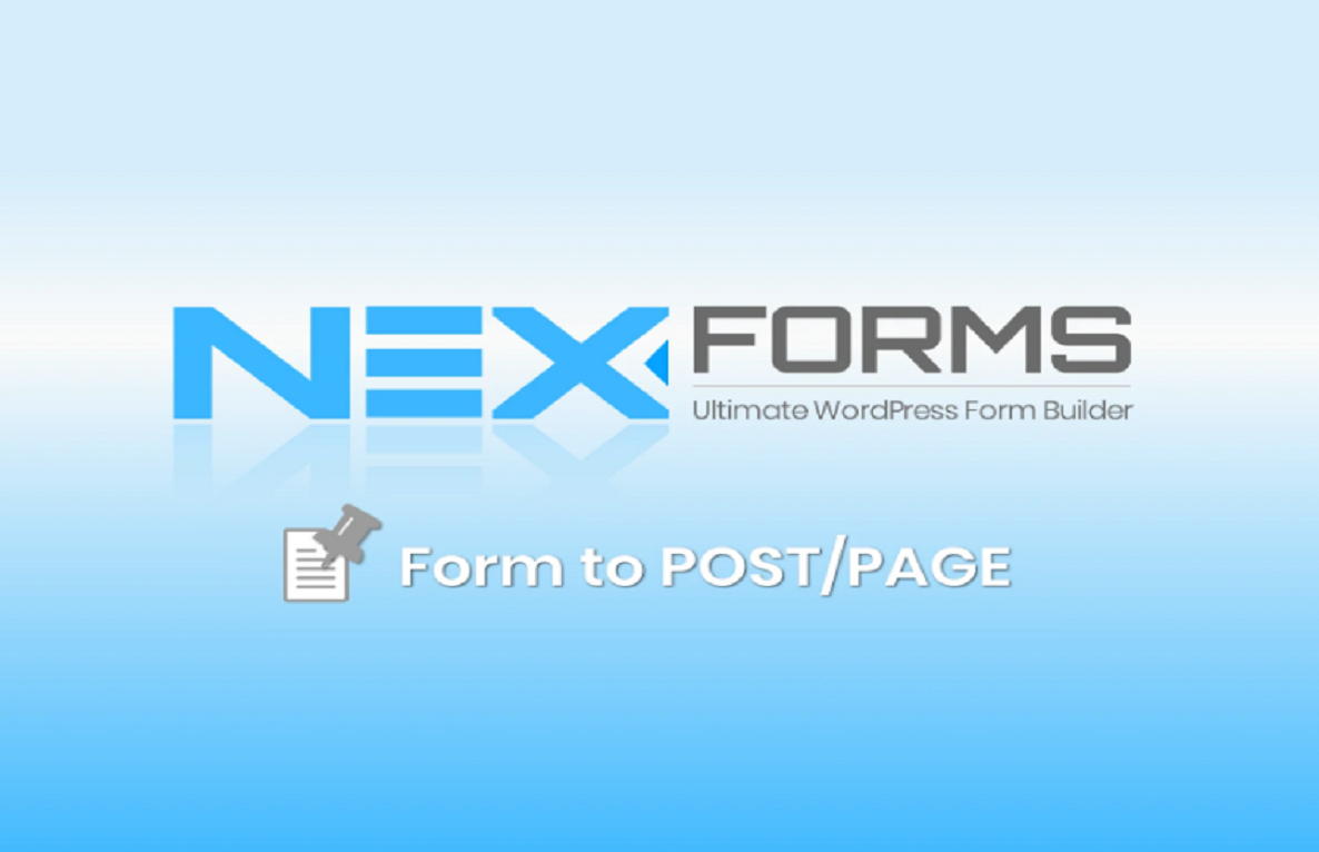 NEX-Forms – Form to PostPage Add-on