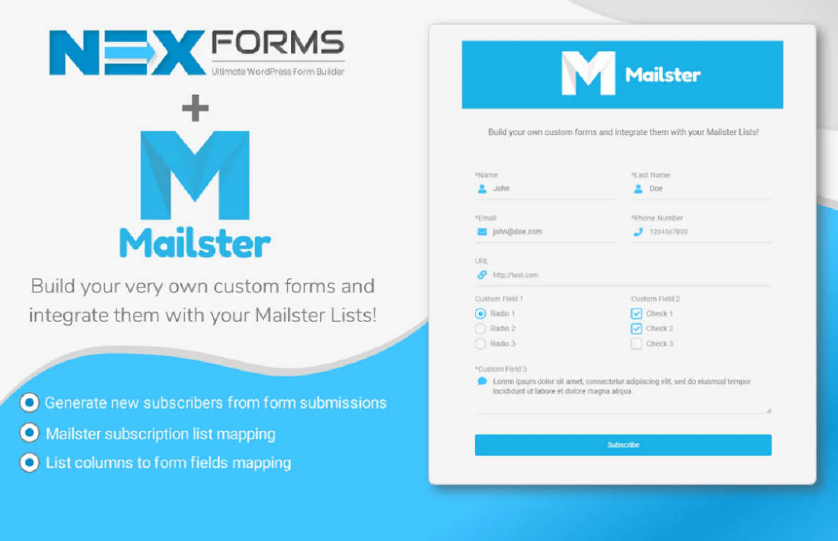 NEX-Forms – Mailster Add-on