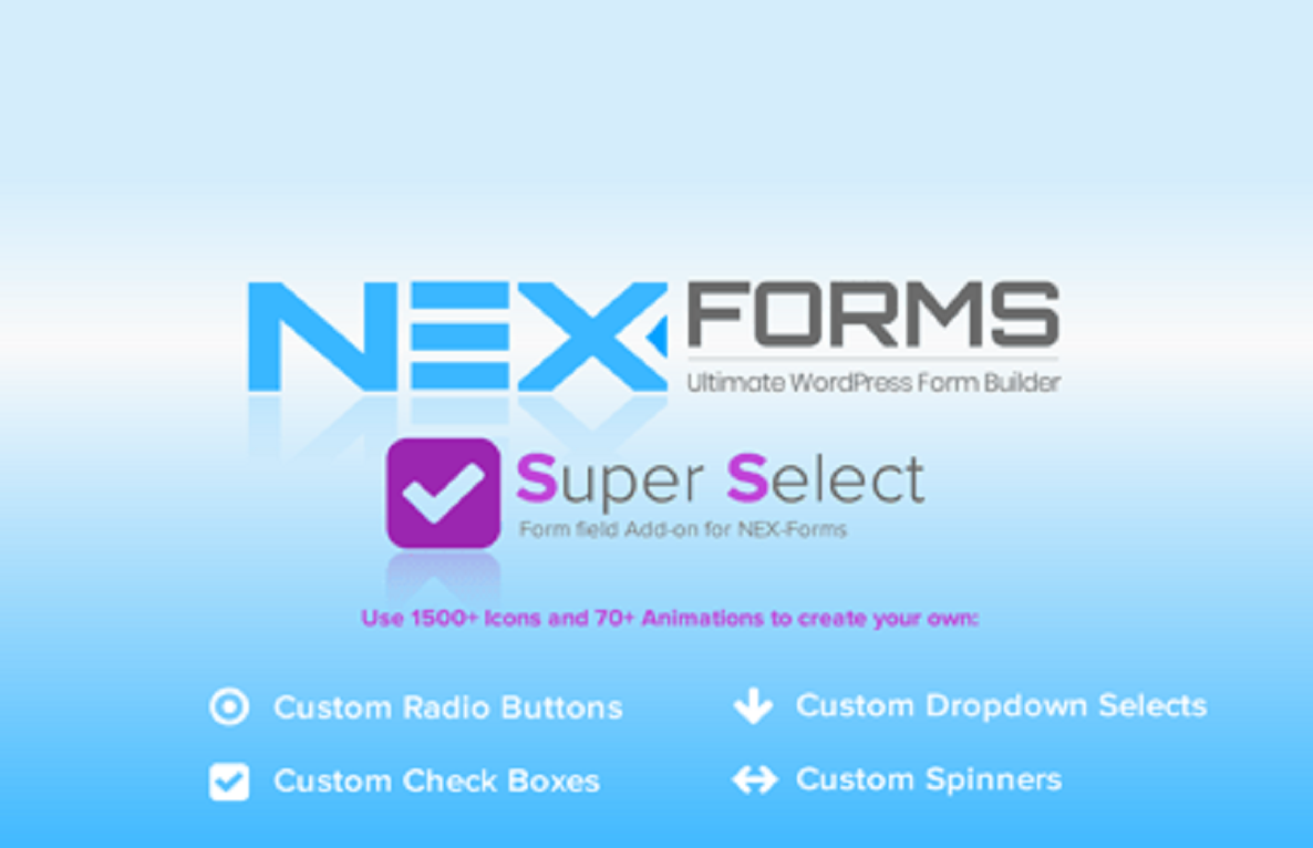 NEX-Forms – Super Selection Form Field Add-on