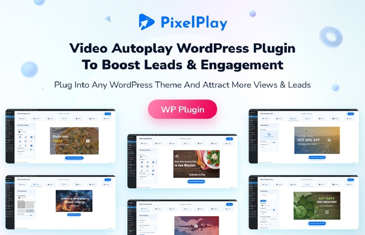 PixelPlay – Video Autoplay WordPress Plugin