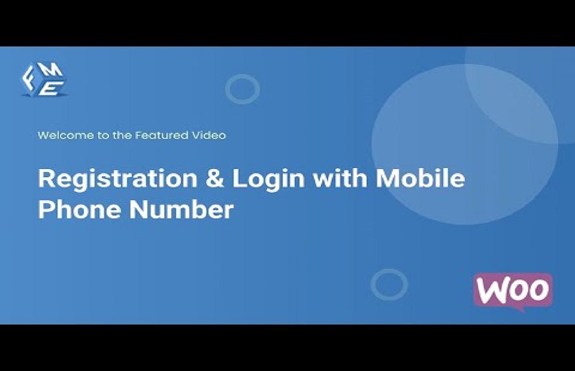 Registration & Login with Mobile Phone Number