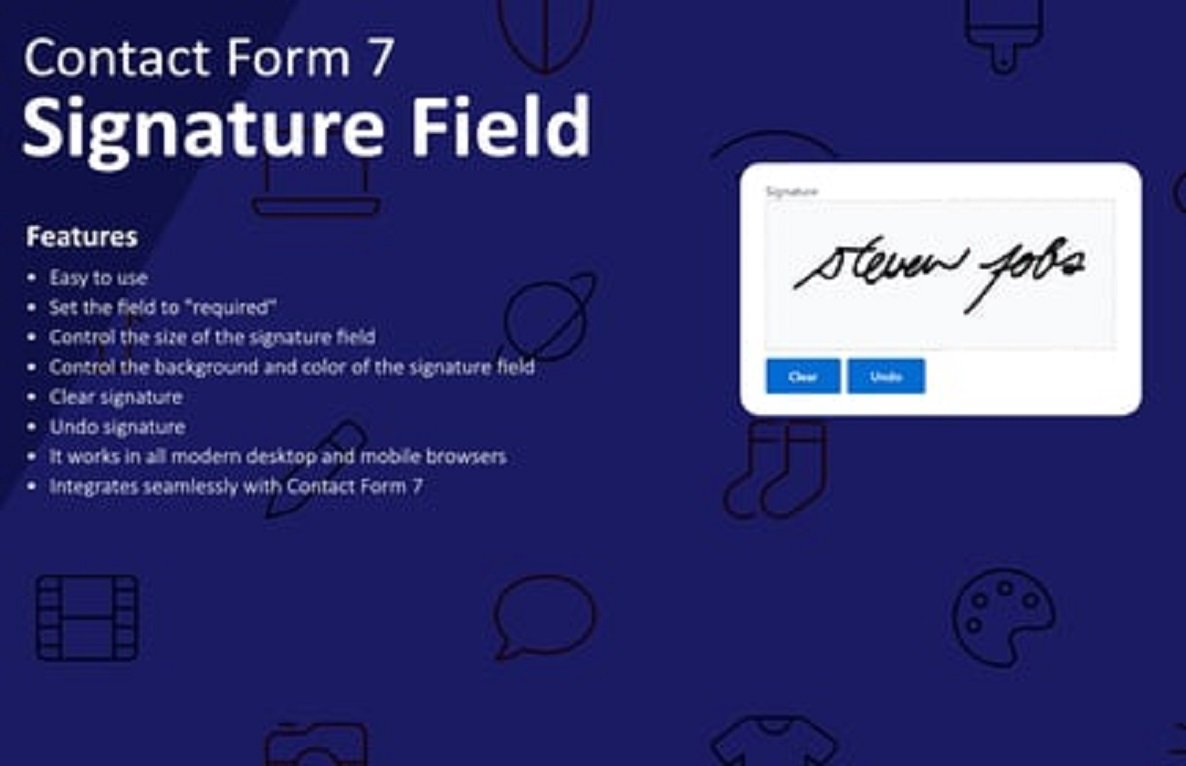 Signature Field for Contact Form