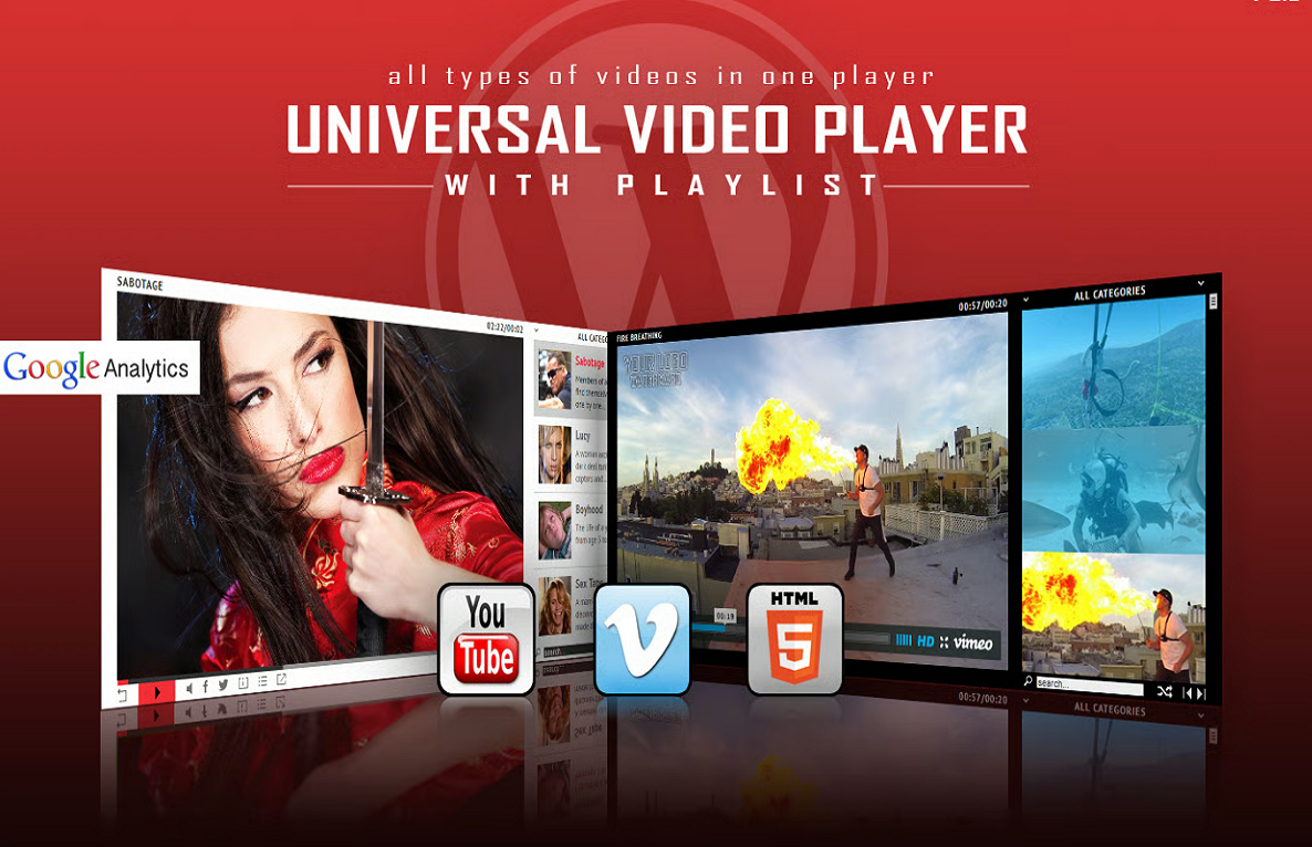 Universal Video Player – WordPress Plugin