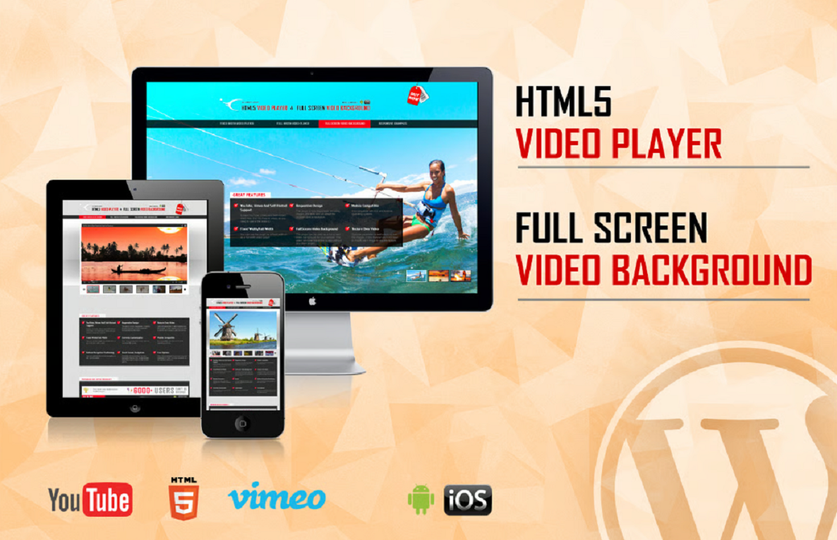 Video Player & FullScreen Video Background